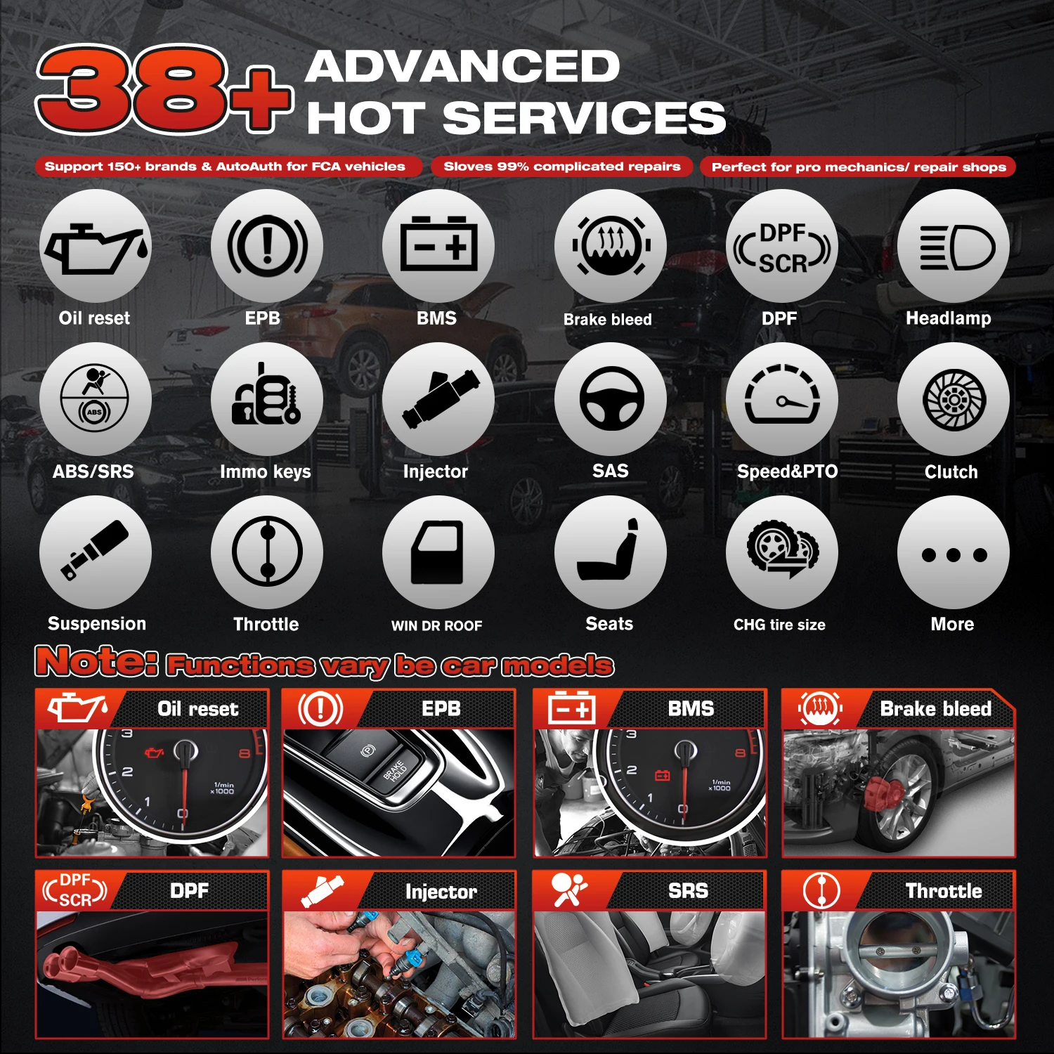 Autel MaxiCOM MK808BT PRO автомобильные двунаправленные диагностические инструменты OBD2