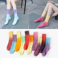 fashion tie dye socks for men and women pure cotton new socks