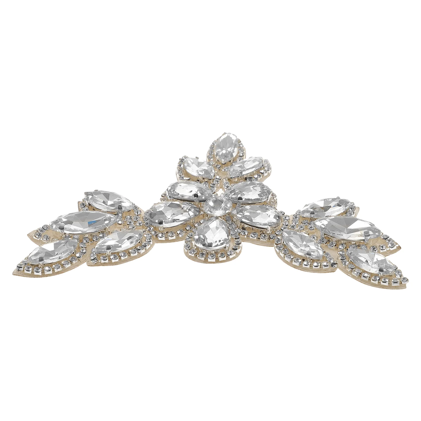 Clothes Applique Decor DIY Hat Wedding Clothes Patch Shoes Beautiful Rhinestone Patch