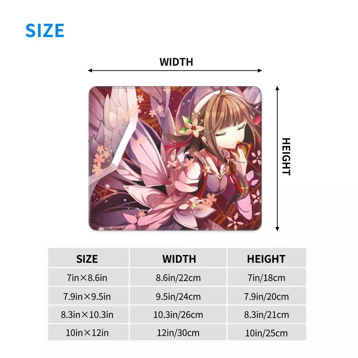 Игровой коврик для ноутбука и мыши Cardcaptor Sakura повседневный нескользящий стола с