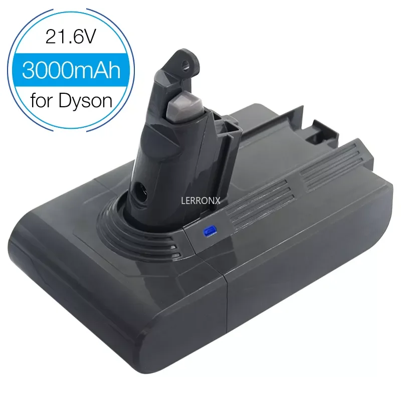 

2023New 21.6V 3Ah Li-ion Vacuum Cleaners Replacement Rechargeable Battery for Dyson V6 DC58 DC59 DC61 DC62 SV05 SV07 SV09 SV06 S