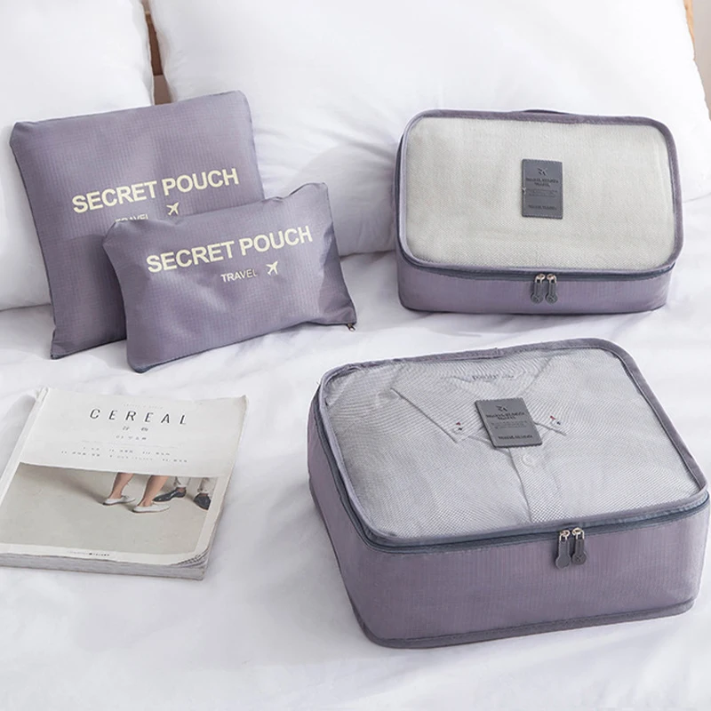 

7 шт., дорожная сумка-Органайзер для одежды и багажа