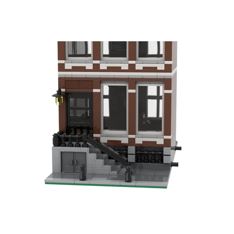 Фото 757 деталей MOC Модульные здания Доступный модульный дом M - Canal House №1 Модель игрушек Строительные блоки Архитектура Рождественский подарок 3D №2