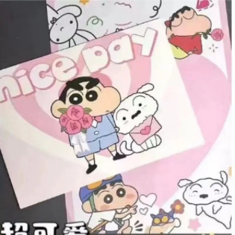Конверт Crayon Shin-Chan с надписью милый высокий внешний вид Ins девочка сердце