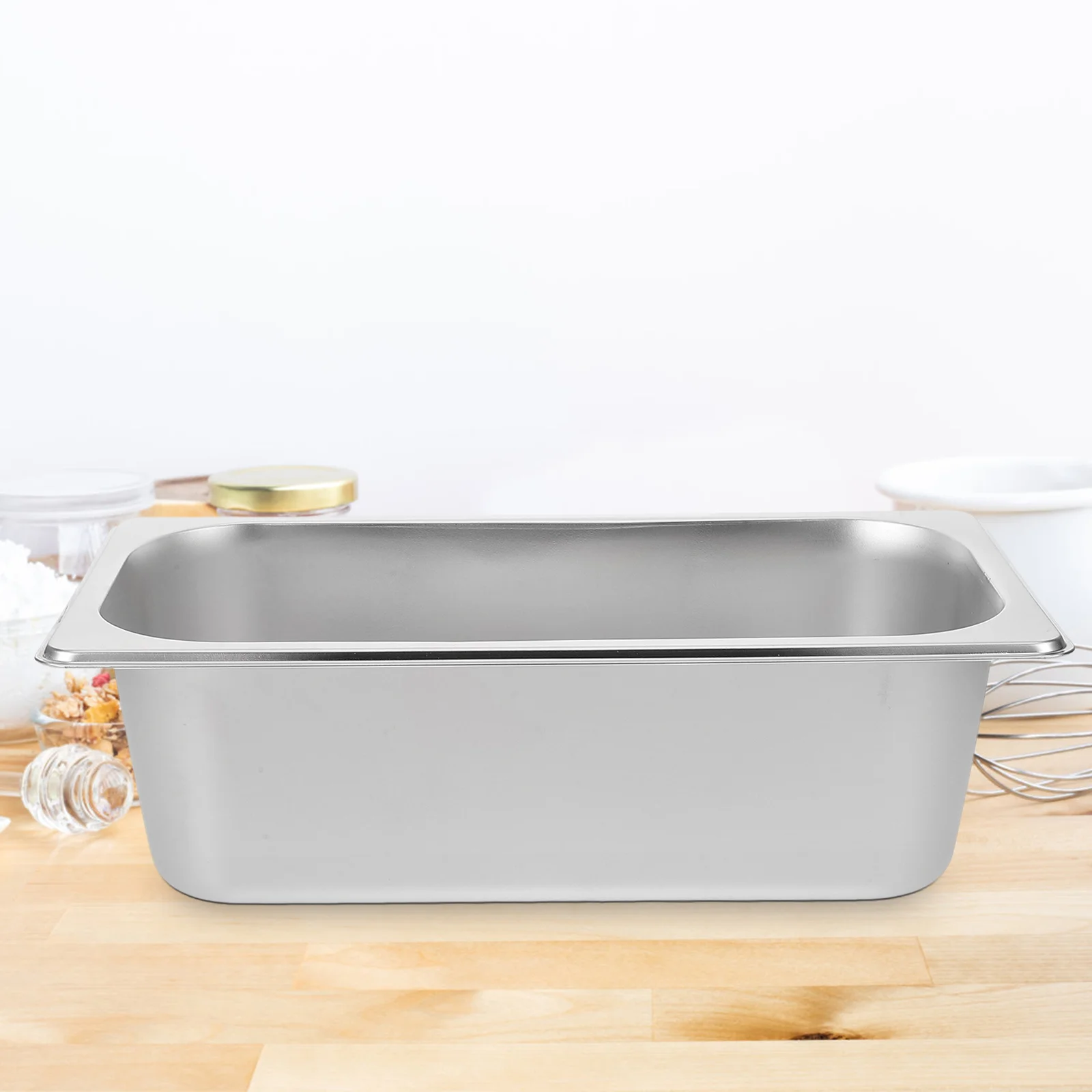 izolowana taca na umywalkę bufetową prostokątna stołówka patelnia ze stali nierdzewnej do dużego uchwytu żywność podgrzewacz żywności