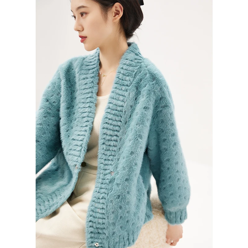 High-quality Fur Coat  Faux Fur  Faux Leather  Fashion Slim Fur  High Street  Autumn/Winter  Casacos Inverno Feminino Jacket