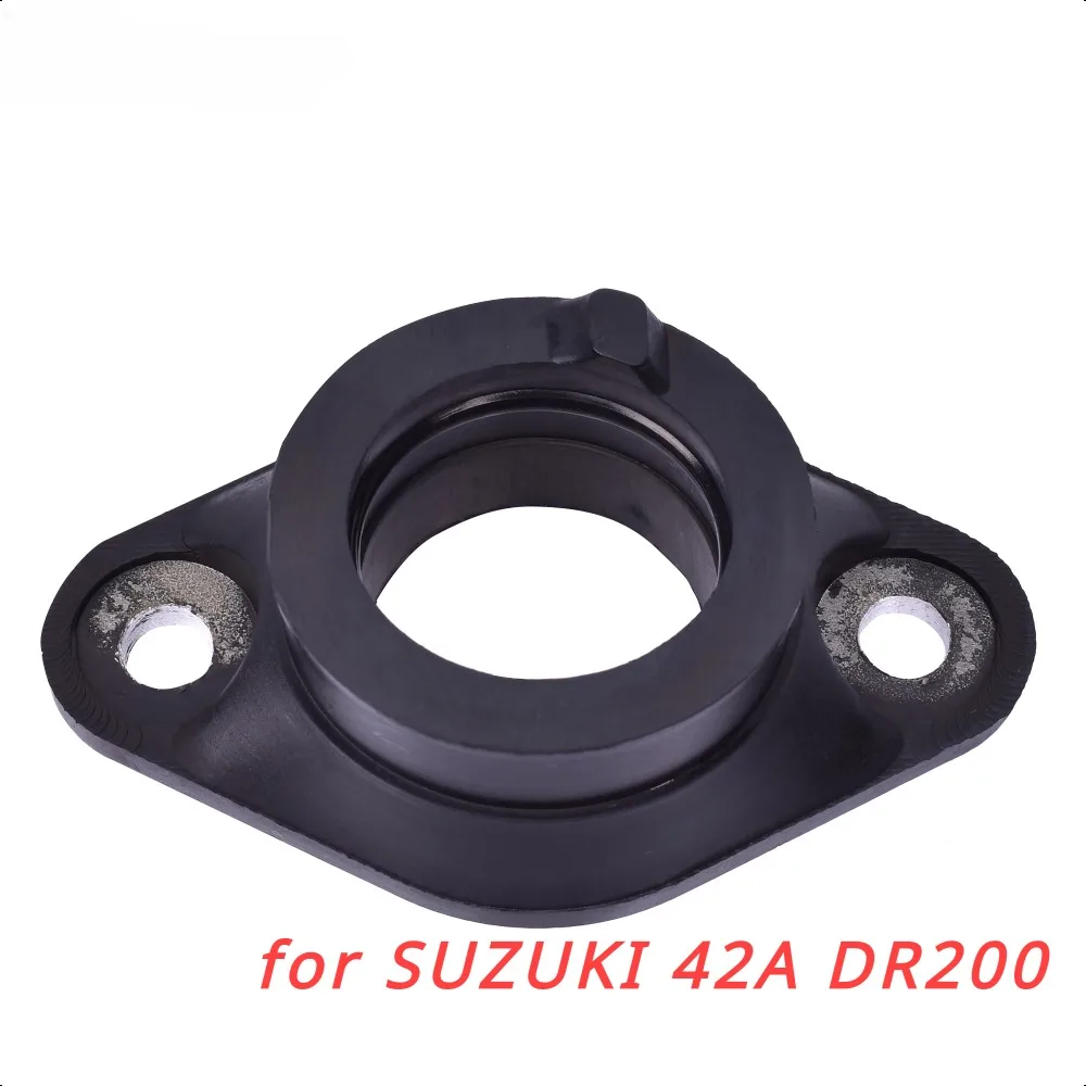 

Адаптер интерфейса трубы впускного коллектора мотоцикла, соединительный клей для SUZUKI 42A DR200 GXT200 QM200GY GS200 QM200J, воздухозаборник