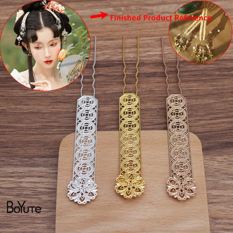 

Вилка для волос BoYuTe (10 шт./лот), 20*91 мм, 71*12*1,2 мм