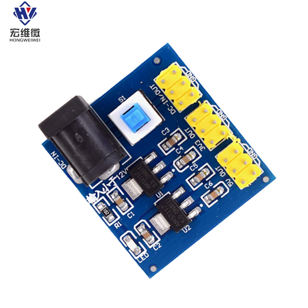 DC-DC понижающий модуль преобразования напряжения 12 В в 3 3/5/12 питания многовыходная