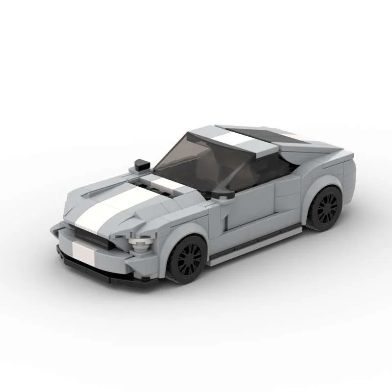 Лидер продаж технический автомобиль MOC скоростные чемпионы проверенный R8 Shelby GT500