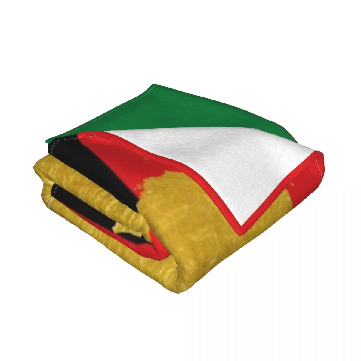 Ультра-мягкое Флисовое одеяло с золотым африканским символом Африки и флагом