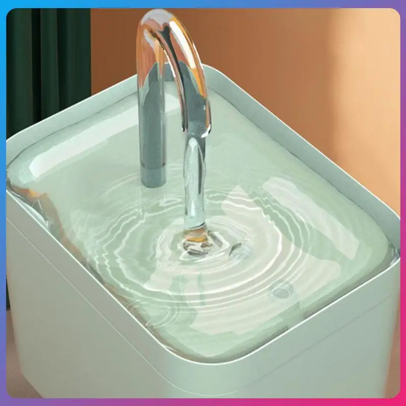 

Питьевой фонтан для домашних животных объемом 1,5 л, более здоровый циркулирующий диспенсер воды, миска для воды для котят и собак, товары для домашних животных, автоматические кормушки для кошек