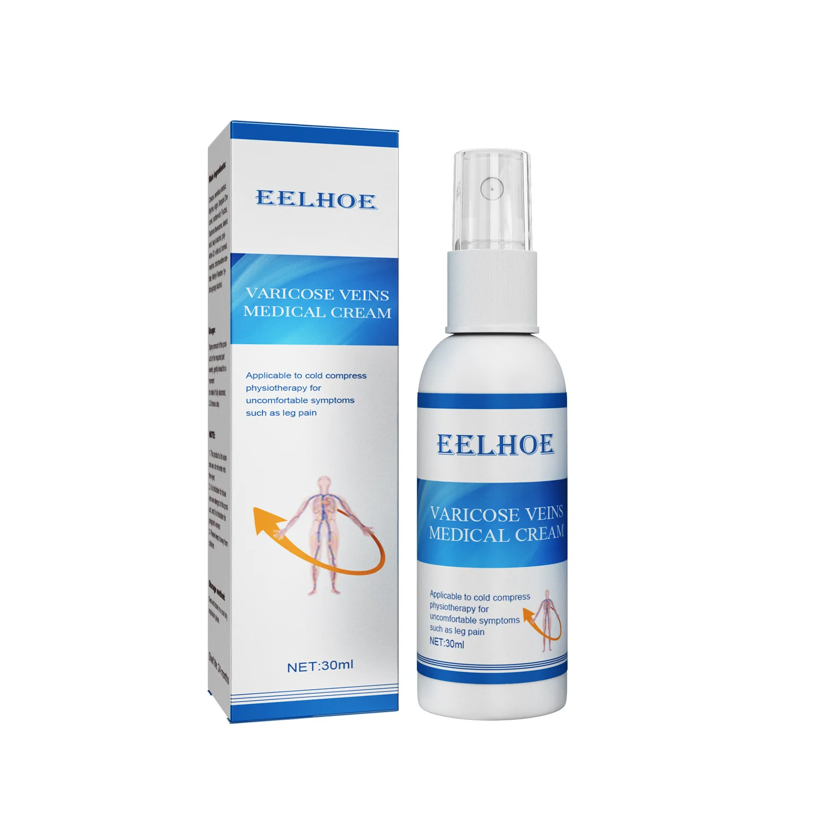 

Venous massage varicose spray relieves vein, smoothes earthworm leg, relieves pain of leg vascular bulge