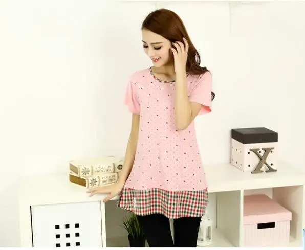 

Maternity gray Pregnant Baby Loading 2022 Women T Shirt Girl Shirt New Mom Big Size Clothes