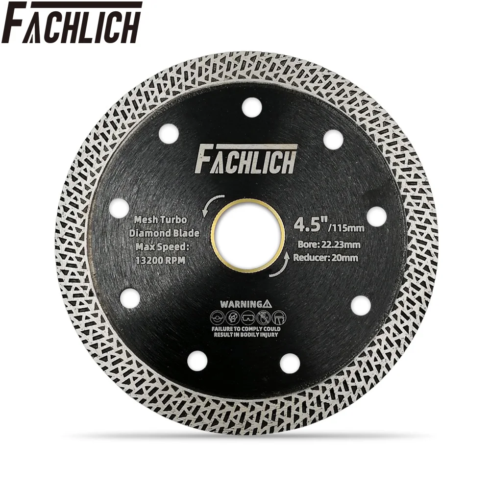 

FACHLICH сетчатый турбо-отрезной диск 105/115/125/180/230 мм черный