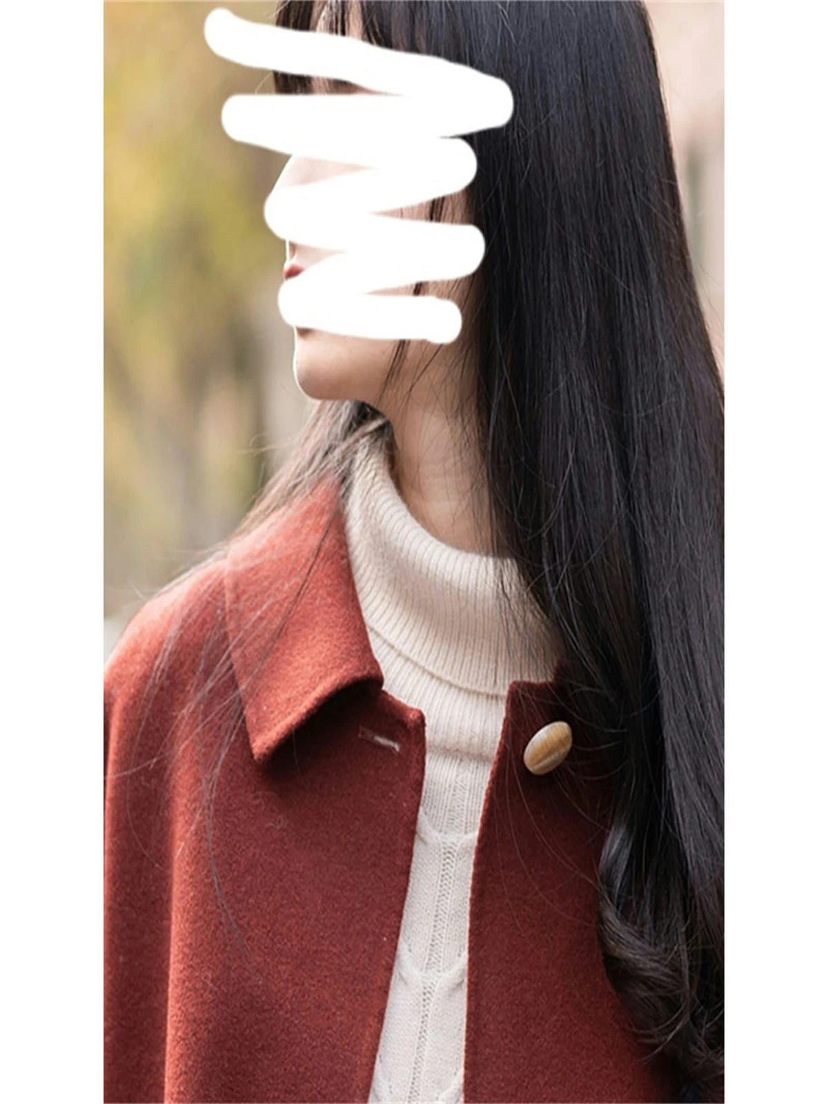 

Autumn And Winter 2022 New Style Doll Collar, Medium Length, Thickened Woolen Coat, Hepburn Style, Small Man, Woolen Coat, Women
