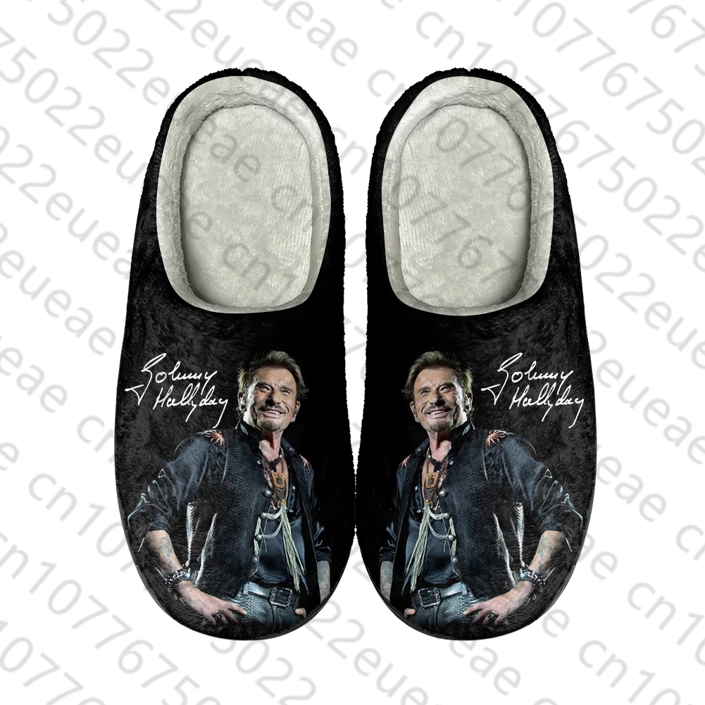 Домашние хлопковые тапочки Джонни Хелли рок-звезды на заказ высококачественные