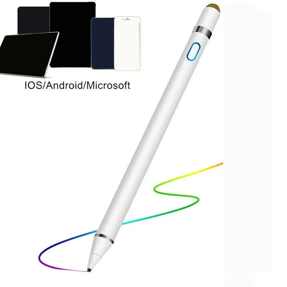 

Universal Stylus Pen Anti-fingerprints Soft Nib Capacitive ABS Stylus Pen Durable Smooth for Touch Screen Smartphones Tablets