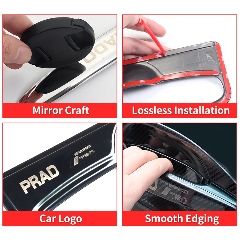 2003-2009 подходит для тойота ленд крузер прадо 120 аксессуары модификации экстерьера