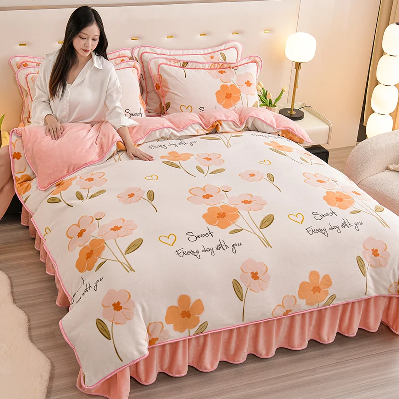 Новинка 2024 4 00–4 50 кг горячие продукты молочный бархатный комплект из четырех