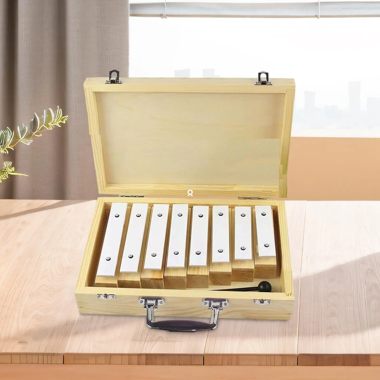 8-нотный ксилофон Glockenspiel детский музыкальный инструмент координация рук и глаз