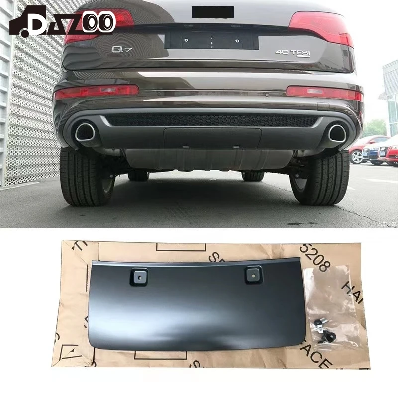 FOR Audi Q7 Rear Trailer Intermediate Cover Rear Bumper Guard Plate Trailer Hook Cover 4L0 807 819 M 4L0807819M