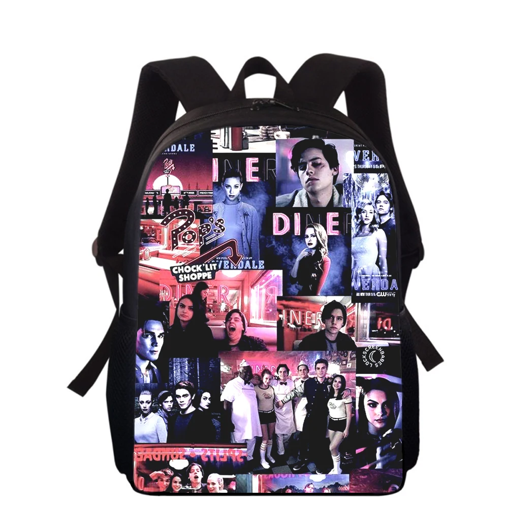 TV Riverdale 15” 3D Print Kids Backpack Primary School Bags for Boys Girls Back Pack Students School Book Bags