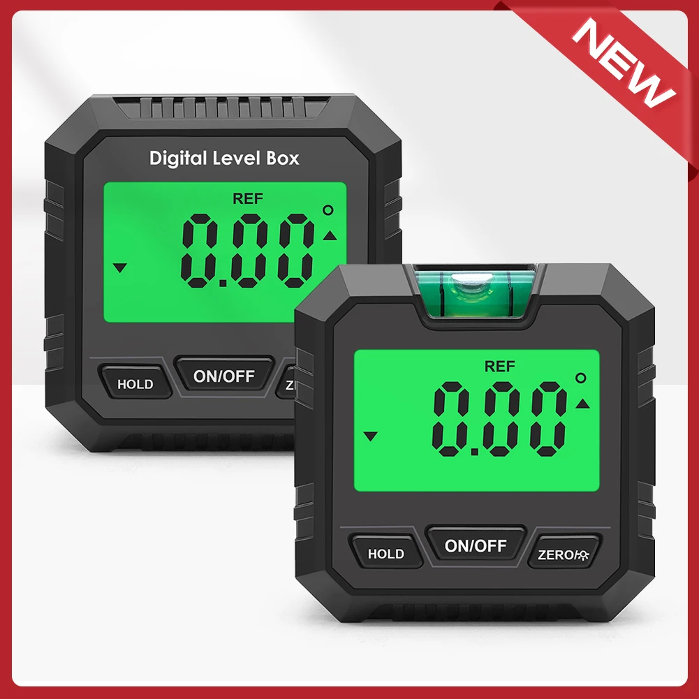 Цифровой угломер Инклинометр с магнитным основанием ЖК дисплеем 360 ° |