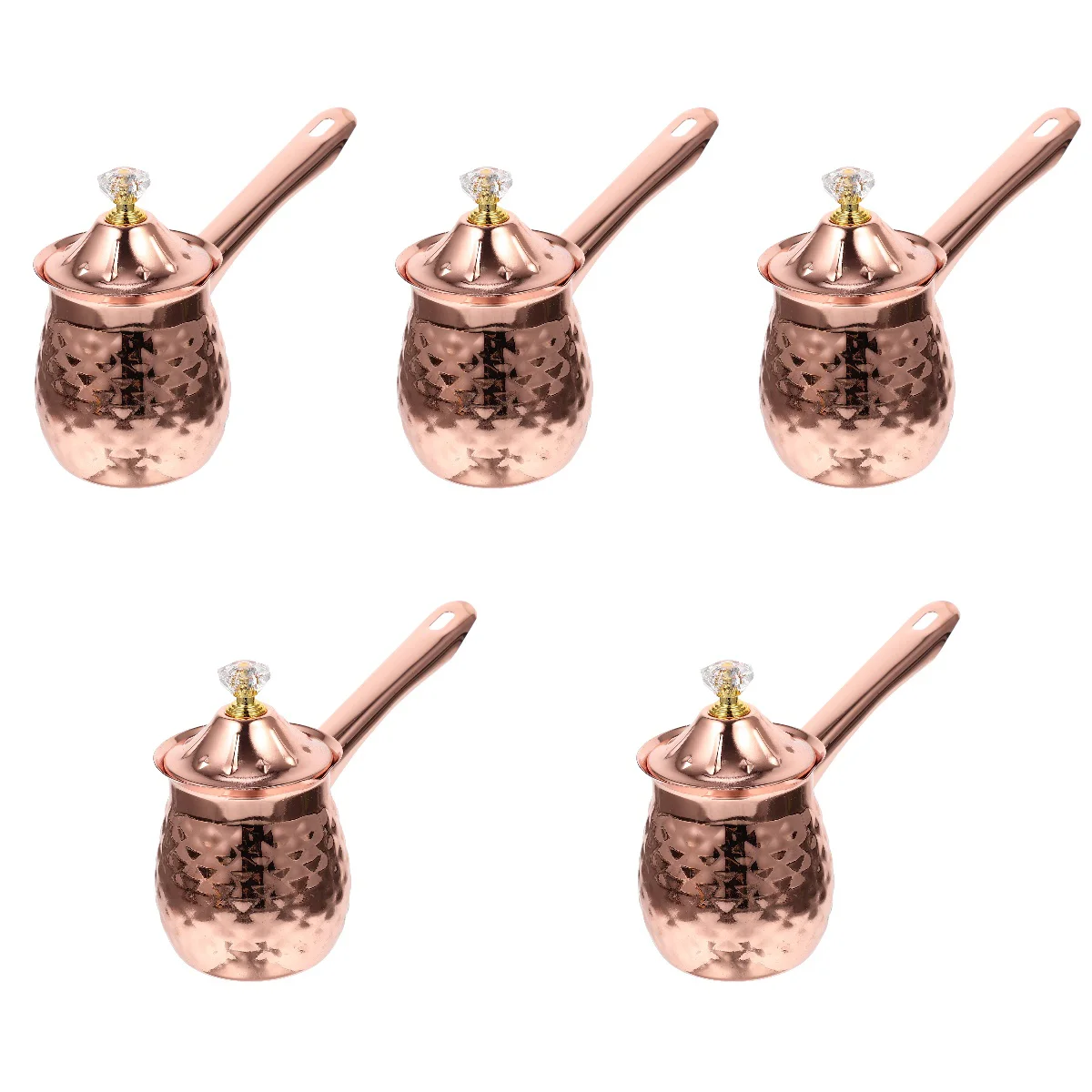 

5x Heat-resistant Lasting Portable Delicate Frothing Pitcher Frothing Cup Steaming Pitcher for Latte