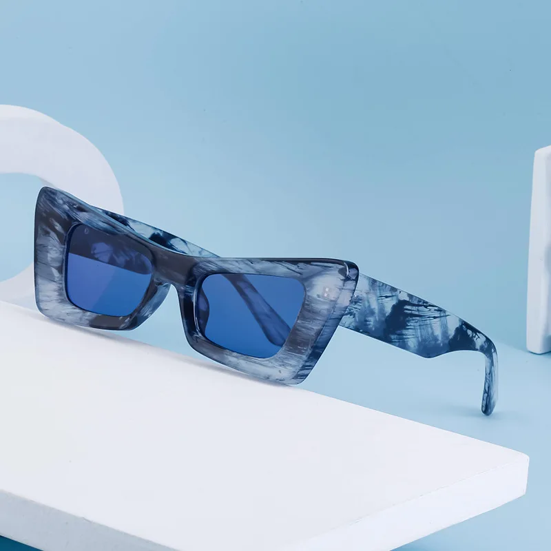 

Очки солнцезащитные женские квадратные, кошачий глаз, с градиентом, модные брендовые дизайнерские солнечные очки для путешествий