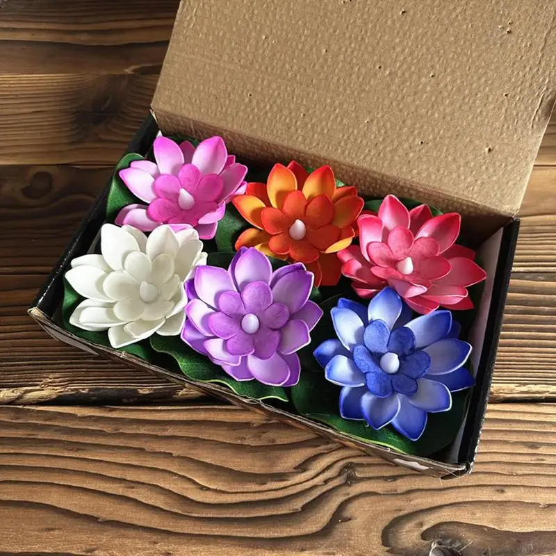 6 шт. декоративная лампа в виде цветка