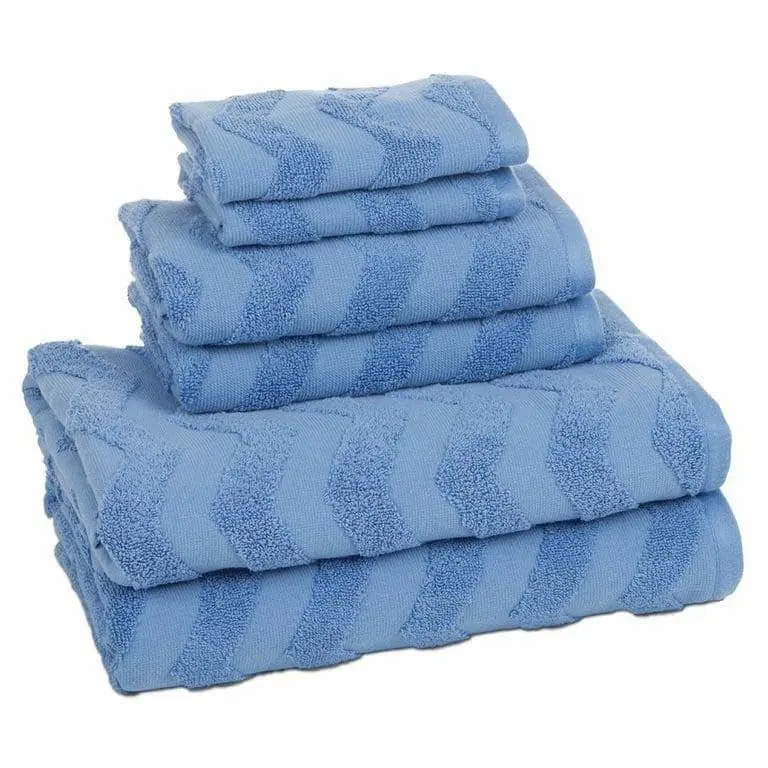 

Textured Chevron 6 Piece Texture Towel Set