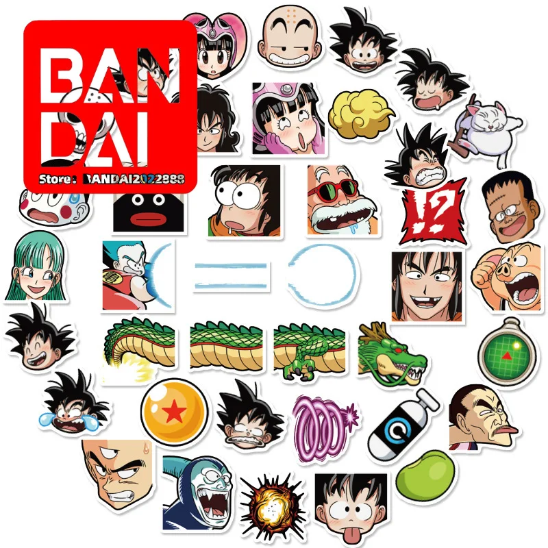 

40 Zhang Riman Dragon Ball Cartoon Sun Wukong Mobile Phone Water Cup Notebook Waterproof Decoration Mini Hand