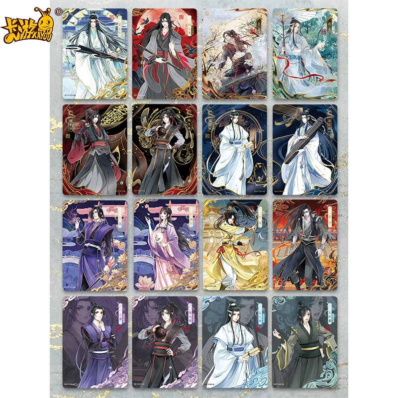 Оригинальная карта KAYOU МО дао ЗУ Ши пьяные мечты Подпись Wei Wuxian Lan Wangji полный набор