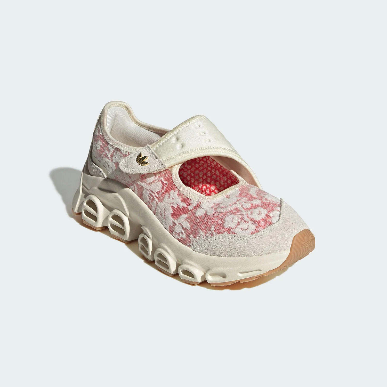 Фото Adidas оригинальные оригинальные женские повседневные туфли с вырезом и принтом JS1327 №3