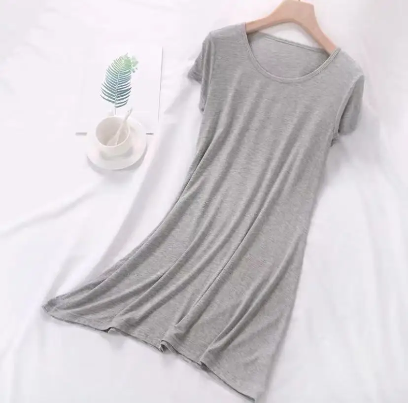 Длинная футболка из вискозы ночная рубашка пушистые ночные рубашки для пожилых