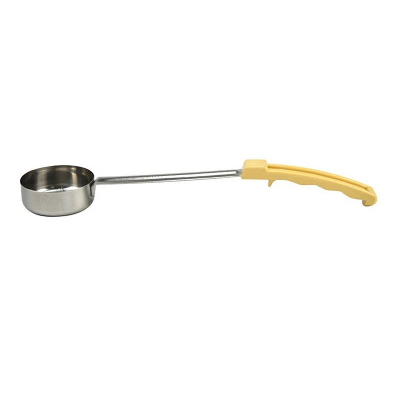 

Pizza Spread Sauce Ladle Rubber Handle Flat Bottom Kitchen Cooking Spoon Stainless Steel Measuring Stir Soup Spoon