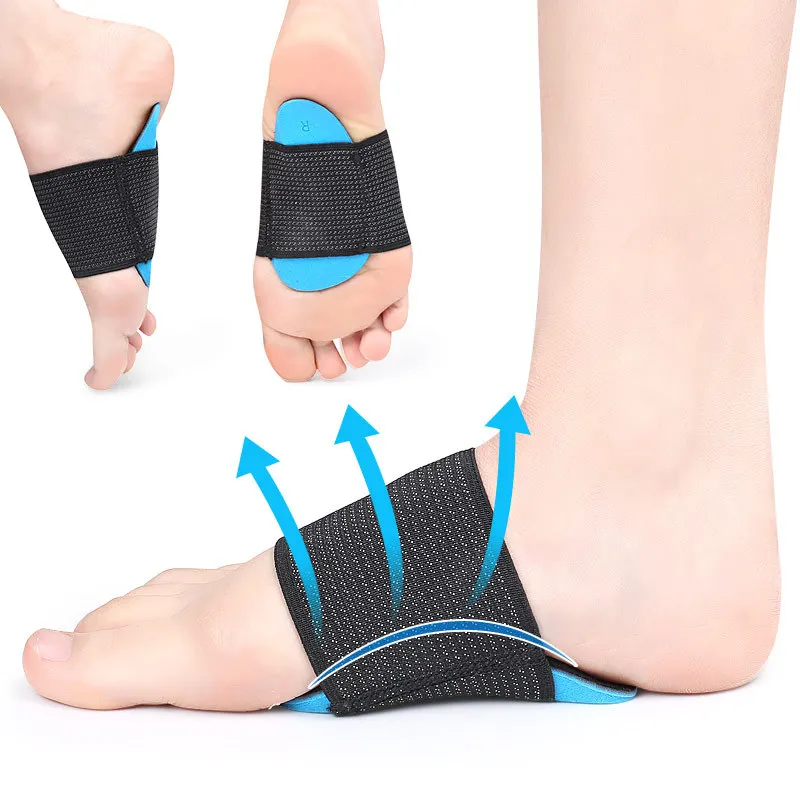 

2 Pcs Insole Orthotic Pad Arch Support For Women Men Correction Flat Foot X/O Type Leg Shoe Cushion Insert Orthopedic Half Pad