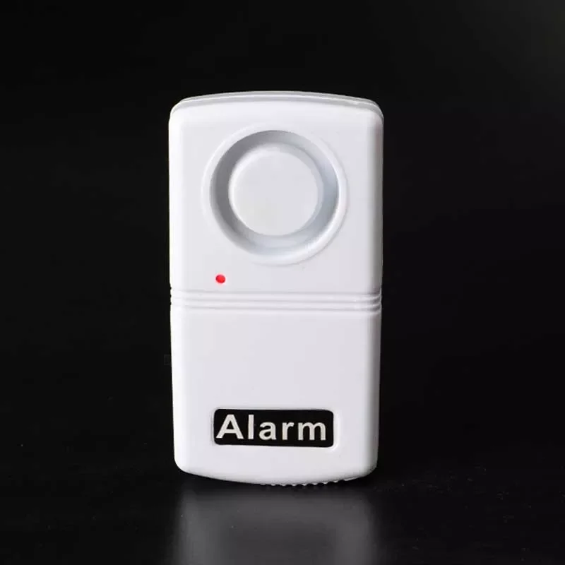 

defense Mini Anti-Theft Security Alarm system 120dB Vibration Alarm White for Door Window burglar alarm