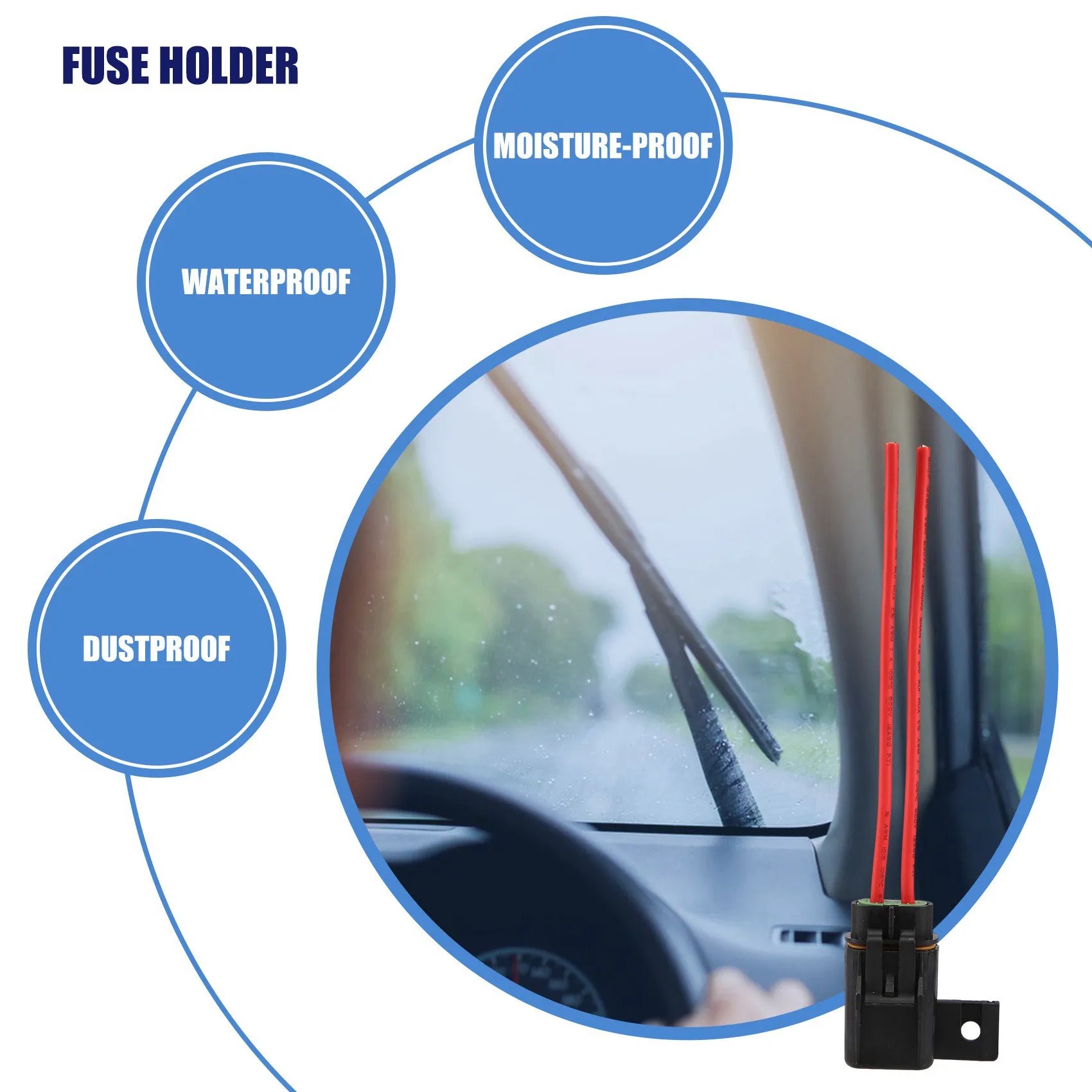 Автомобильный/морской погодостойкий держатель плавкого предохранителя ATO/ATC с