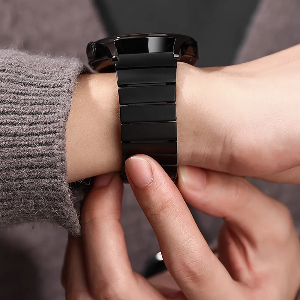 22mm Titanium Strap for Huawei Watch GT2 Pro Stainless Steel Metal Watch Band for Huawei GT2/GT 2e Wrist Band Correa Bracelet