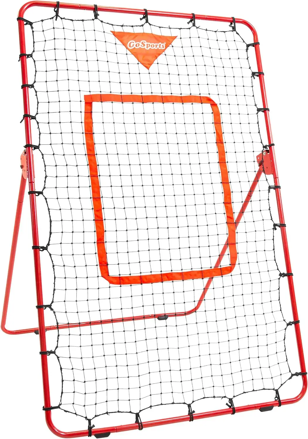 

6 ft x 3.5 ft Baseball & Softball Pitching and Fielding Rebounder Trainer - Adjustable Angle Pitch Back Return Net - Practic