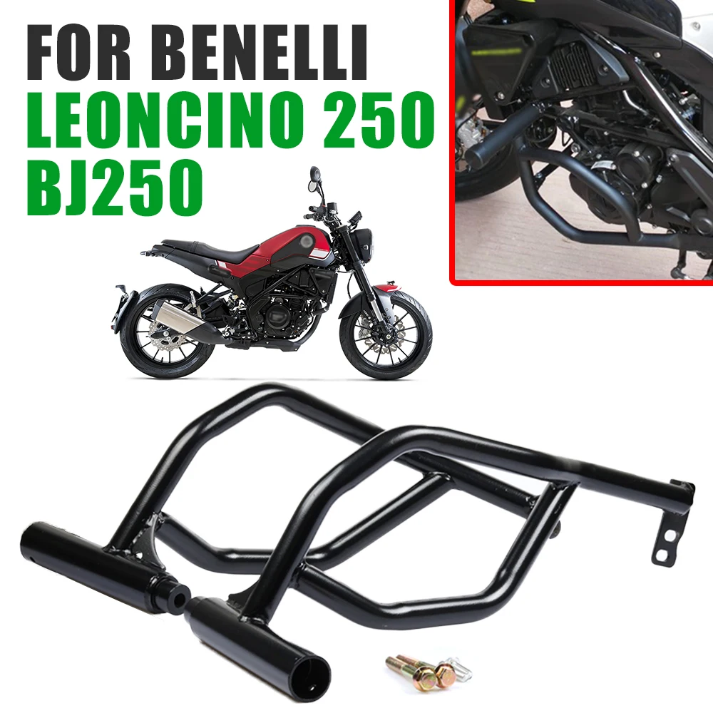 For Benelli Leoncino 250 Leoncino250 BJ250 BJ 250 Motorcycle Accessories Engine Guard Bumper Crash Bar Stunt Cage Frame Protect