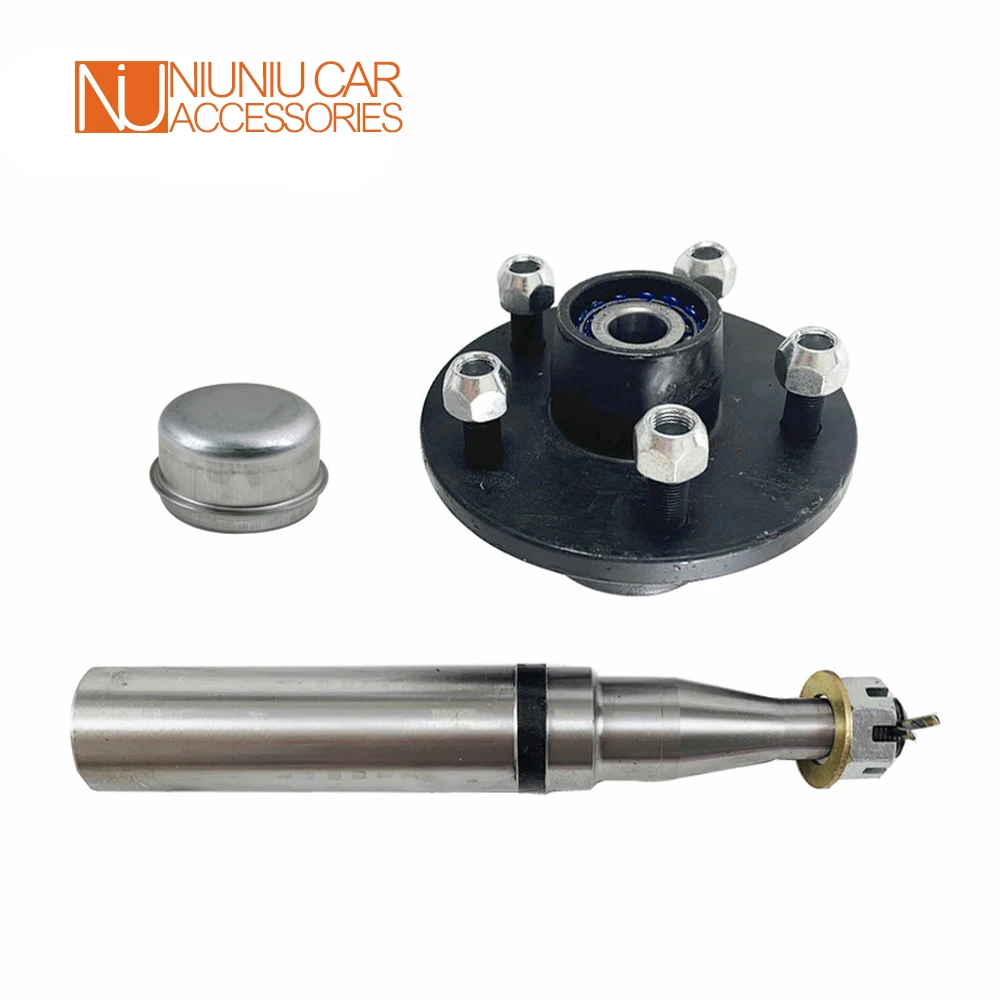 5-114.3 CAP 2000LBS Unbrake Trailer Half Axle Shaft Hubs Price For Pair RV Parts Camper Accessories Caravan Components |