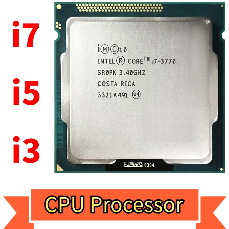 

Used Intel Core i7 3770k 3.4GHz 8M 5.0GT/s LGA 1155 i5 - 2300 2500 K 3570 4430 4590 3470 3770 SR0PK CPU Desktop Processor