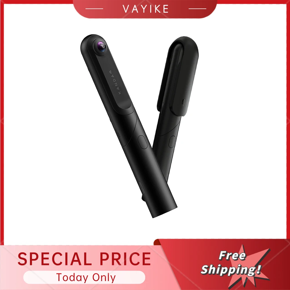 Qoocam Lite 360 крутая панорамная камера движения Vlog Hd 4k анти-встряхивание езды на велосипеде на открытом воздухе Лыжная Vr ручная