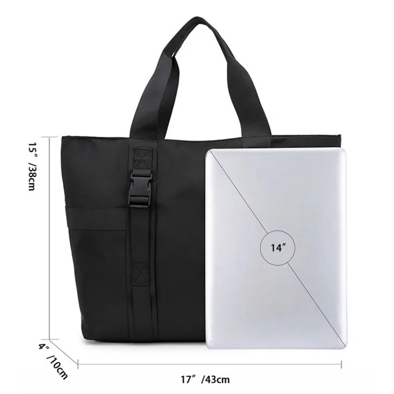 Japan Fashion Tote & Shoulder Bag Big Capacity Men Shoulder Bag Briefcase for Birthday Gift Nylon Waterproof