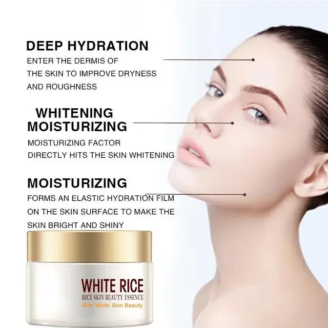 White Rice Whitening Cream Anti Aging Remove Wrinkles Nourishing Moisturizing Facial Cream Face Care 5