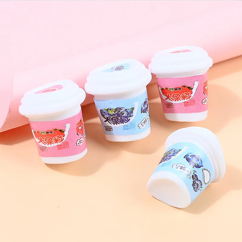 

10Pcs Simulation Resin Yogurt Cup Kawaii Cabochons Scrapbooking Fit Phone Decoration DIY Dollhouse Accessories