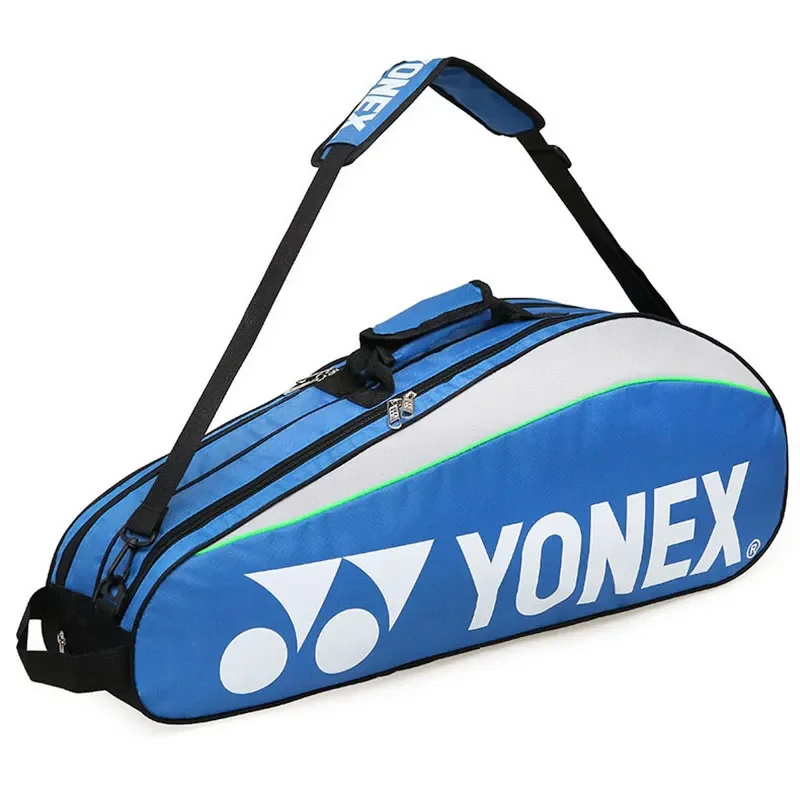 

Оригинальная сумка для бадминтона YONEX, макс. для 3 ракеток, с отделением для обуви, воланами, спортивная сумка для ракеток для мужчин и женщин, сумка 9332